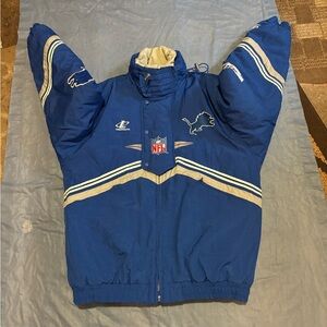 Vintage vintage logo athletic pro line authentic Detroit Lions coat/jacket sizeL